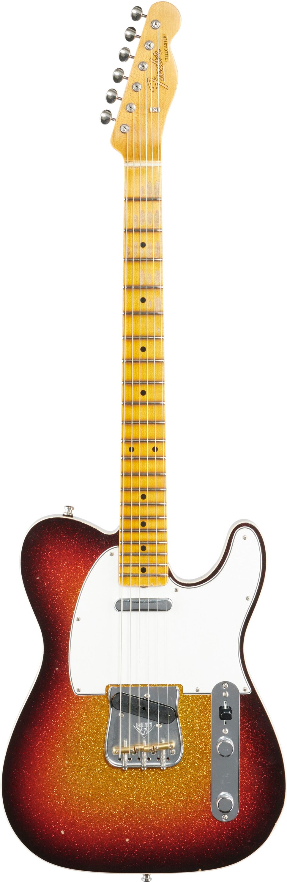 Fender Custom Shop Postmodern Journeyman Relic Telecaster Electric Guitar (with Case), Action Position Back
