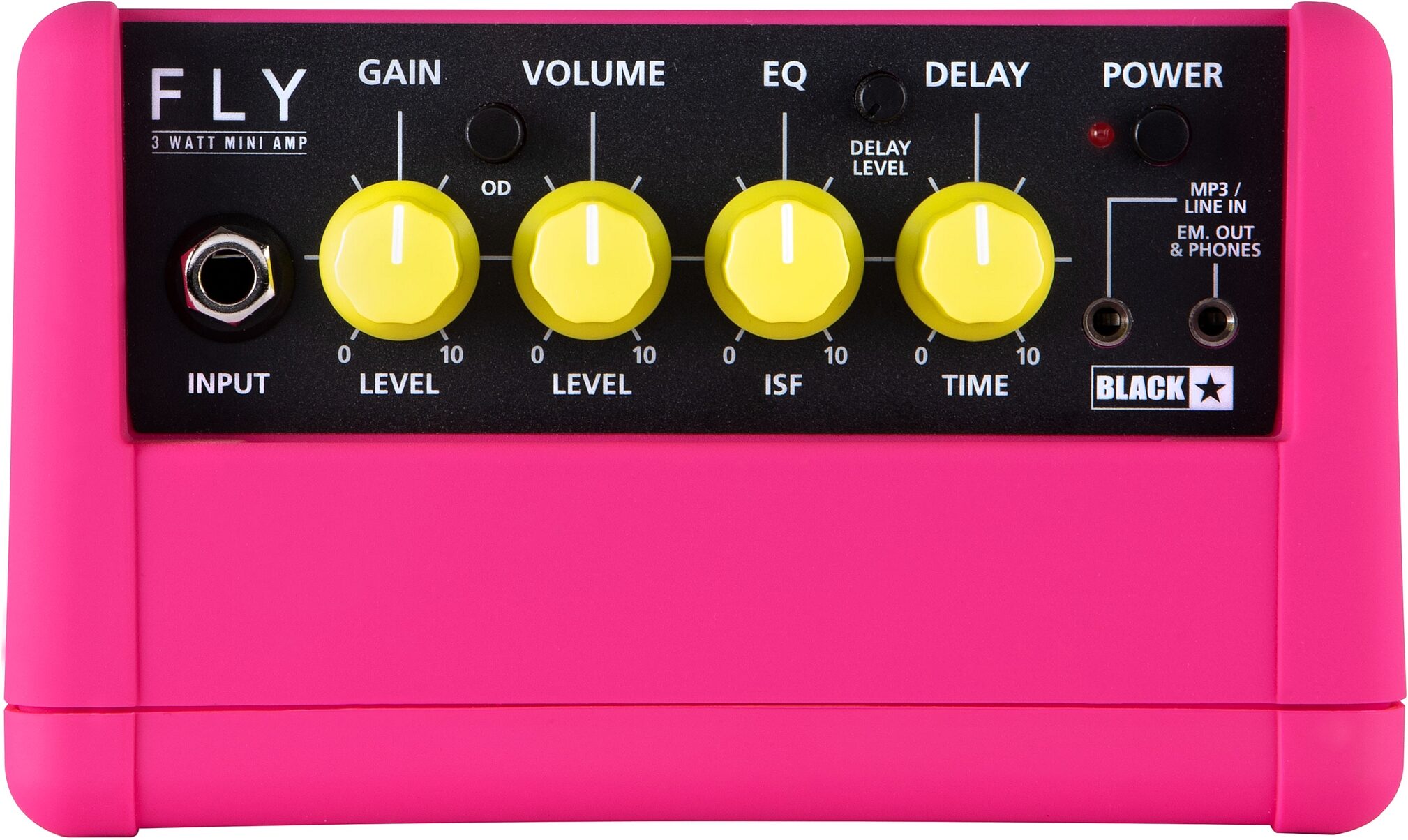 Blackstar Fly 3 Limited-Edition Neon Battery-Powered Guitar Combo Amplifier (3 Watts), Action Position Back