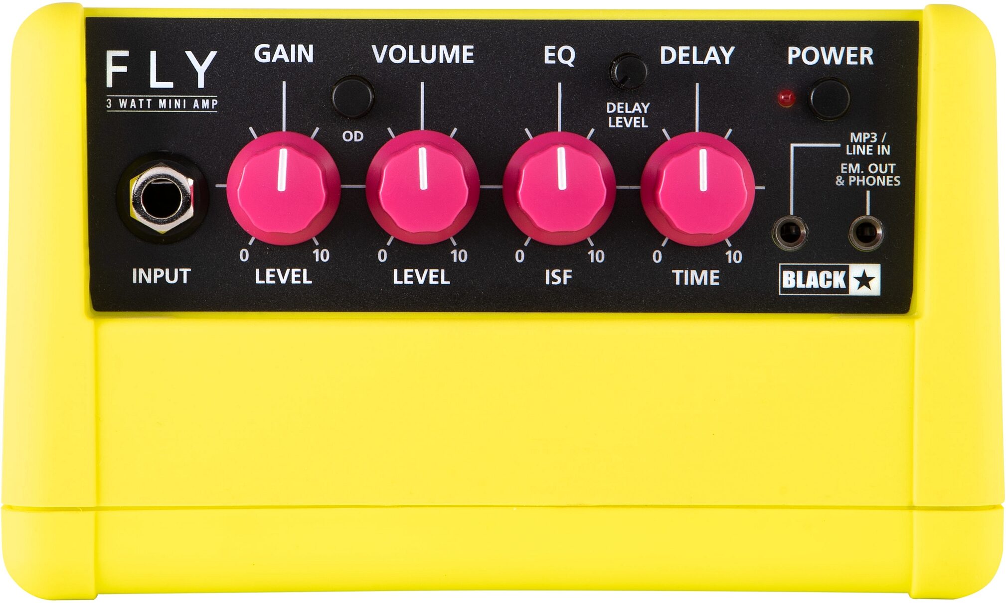 Blackstar Fly 3 Limited-Edition Neon Battery-Powered Guitar Combo Amplifier (3 Watts), Action Position Back