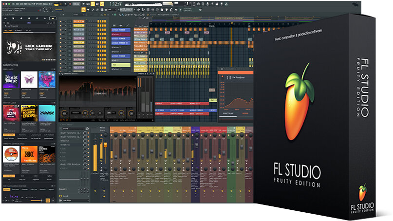 Image-Line FL Studio Fruity Edition Software, Digital Download, Action Position Back