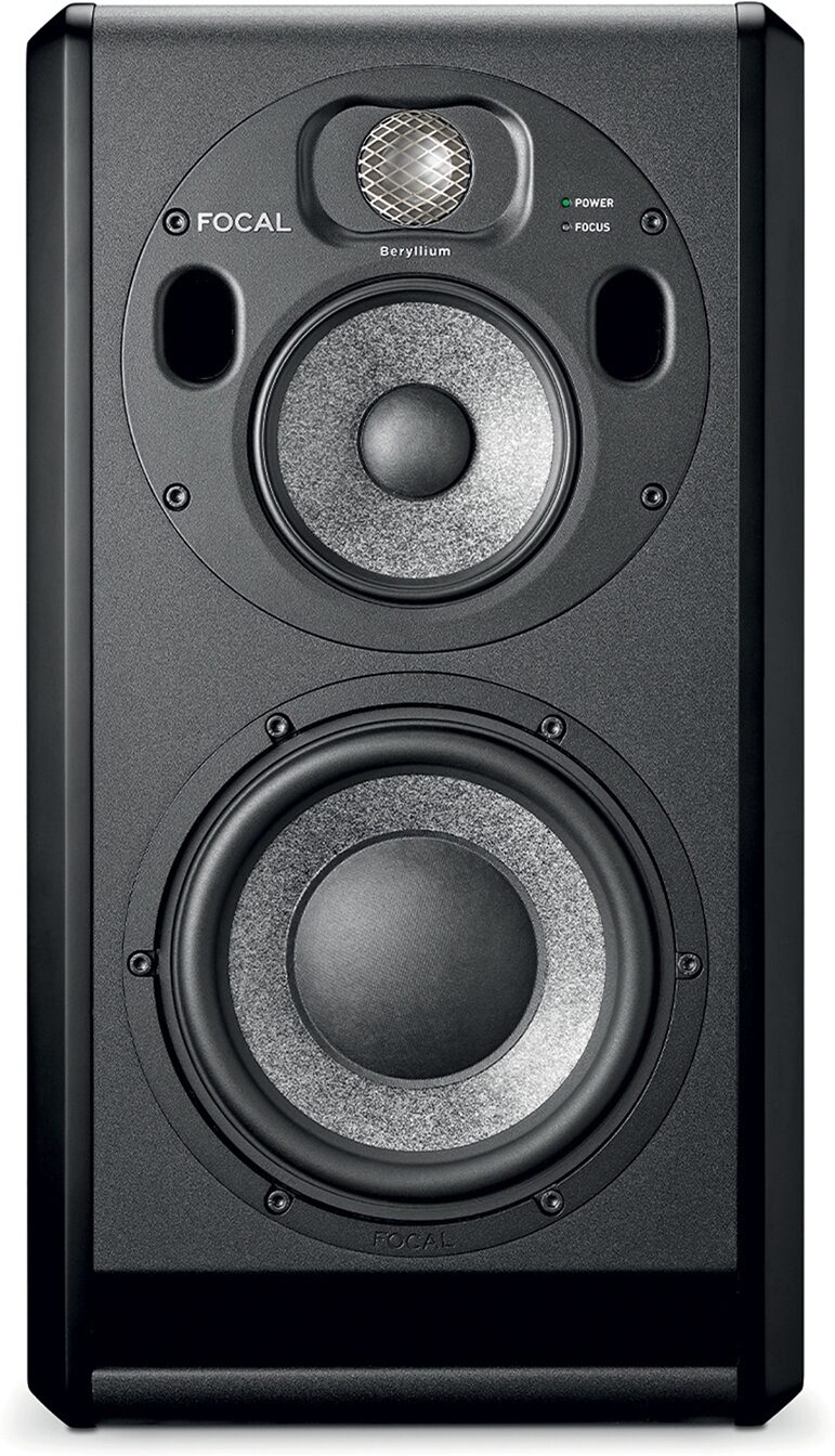 Focal Trio6 3-Way Powered Studio Monitor, Black, Action Position Back