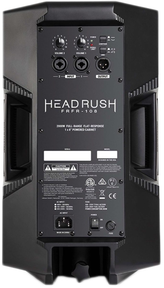 HeadRush FRFR-108 Powered Guitar Speaker Cabinet | zZounds