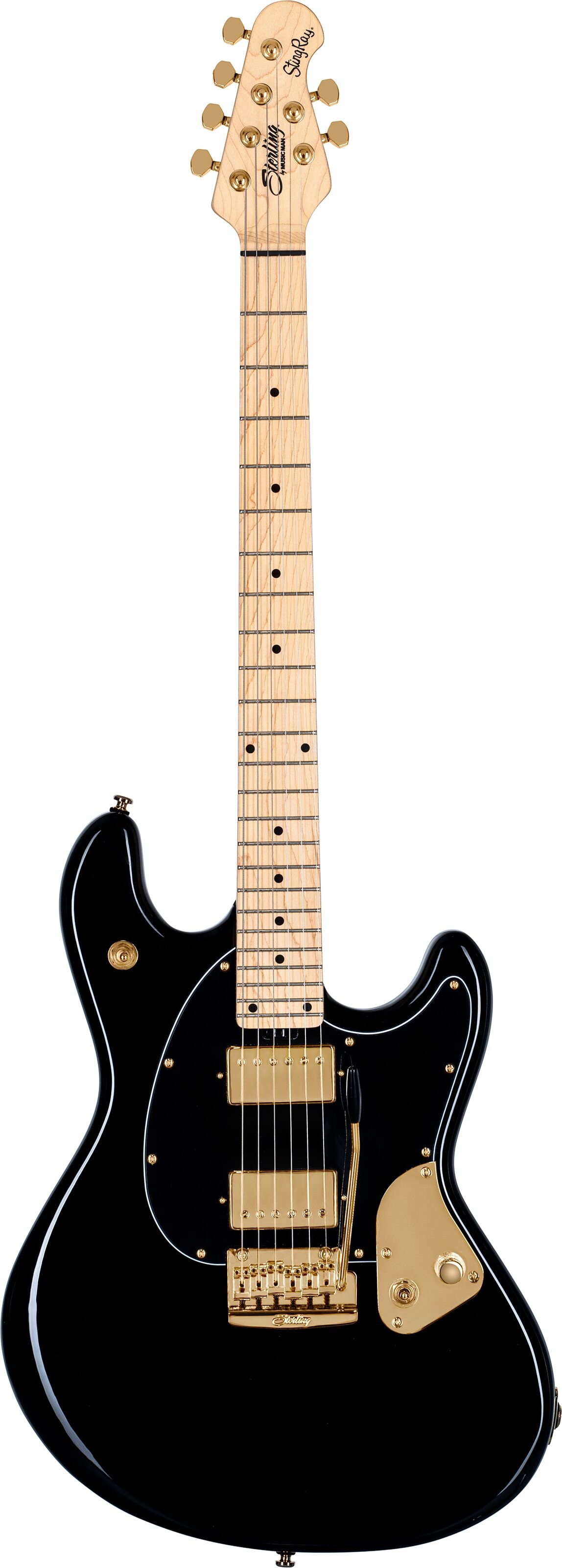 Sterling by Music Man Jared Dines StingRay Electric Guitar, Action Position Back