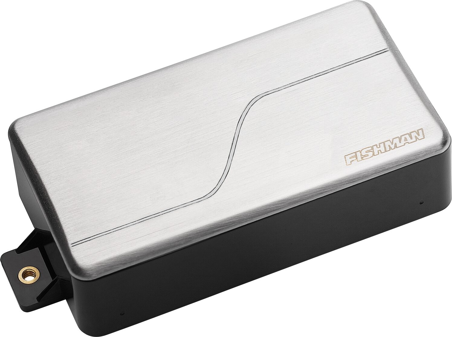 Fishman Fluence Modern HB-6 Ceramic 3-Voice Humbucker Electric Guitar Pickup, Brushed Stainless, Action Position Back