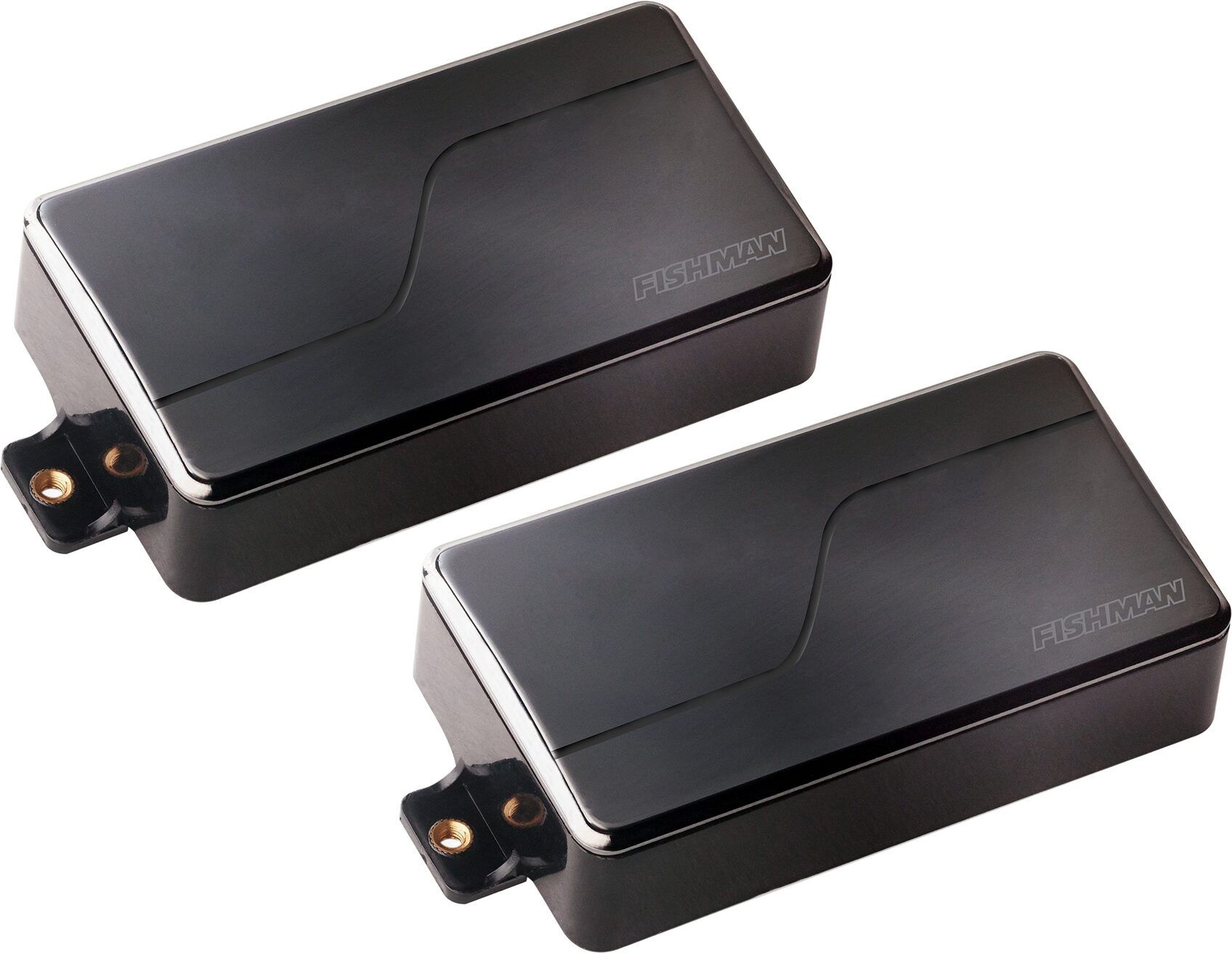 Fishman Fluence Modern HB-6 3-Voice Humbucker Electric Guitar Pickup Set, Black Nickel, Action Position Front