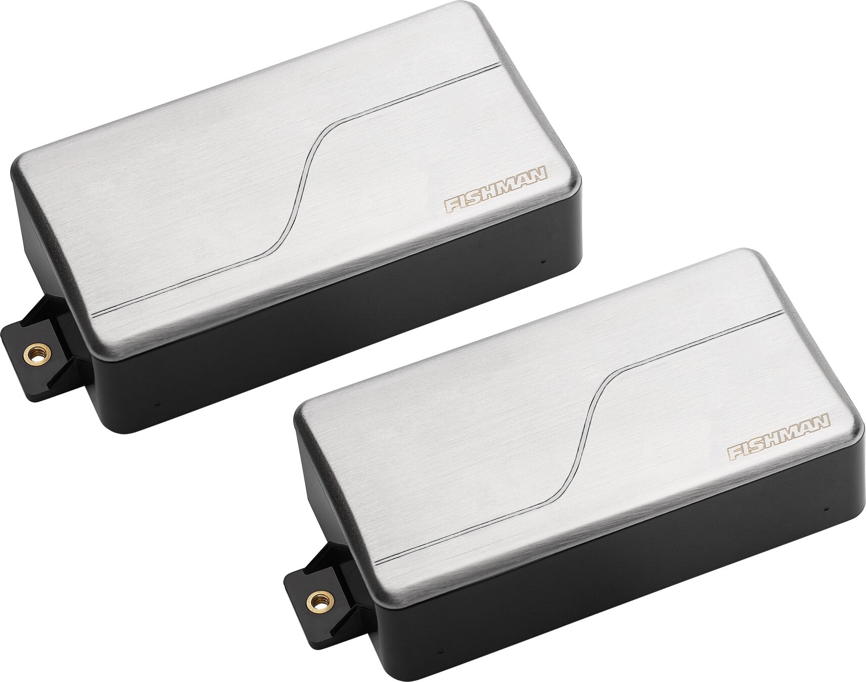 Fishman Fluence Modern HB-6 3-Voice Humbucker Electric Guitar Pickup Set, Brushed Stainless, Action Position Back