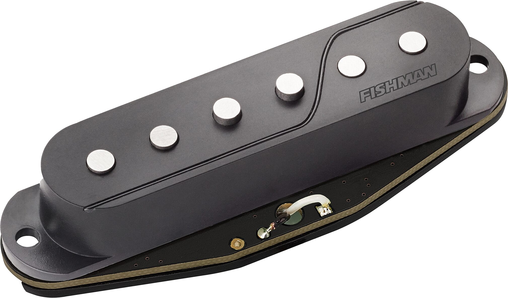 Fishman Fluence Greg Koch Stratocaster Pickup Set, Black, Action Position Back