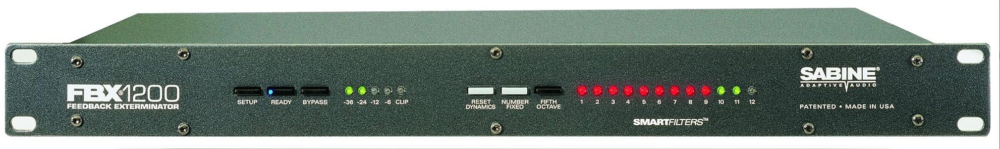 Sabine FBX1200 24-Bit Mono Feedback Exterminator, Main