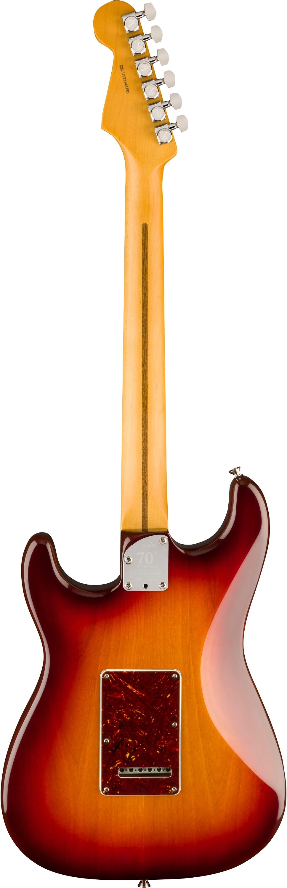 Fender 70th Anniversary American Pro II Stratocaster Electric Guitar, Rosewood Fingerboard (with Case), Action Position Back