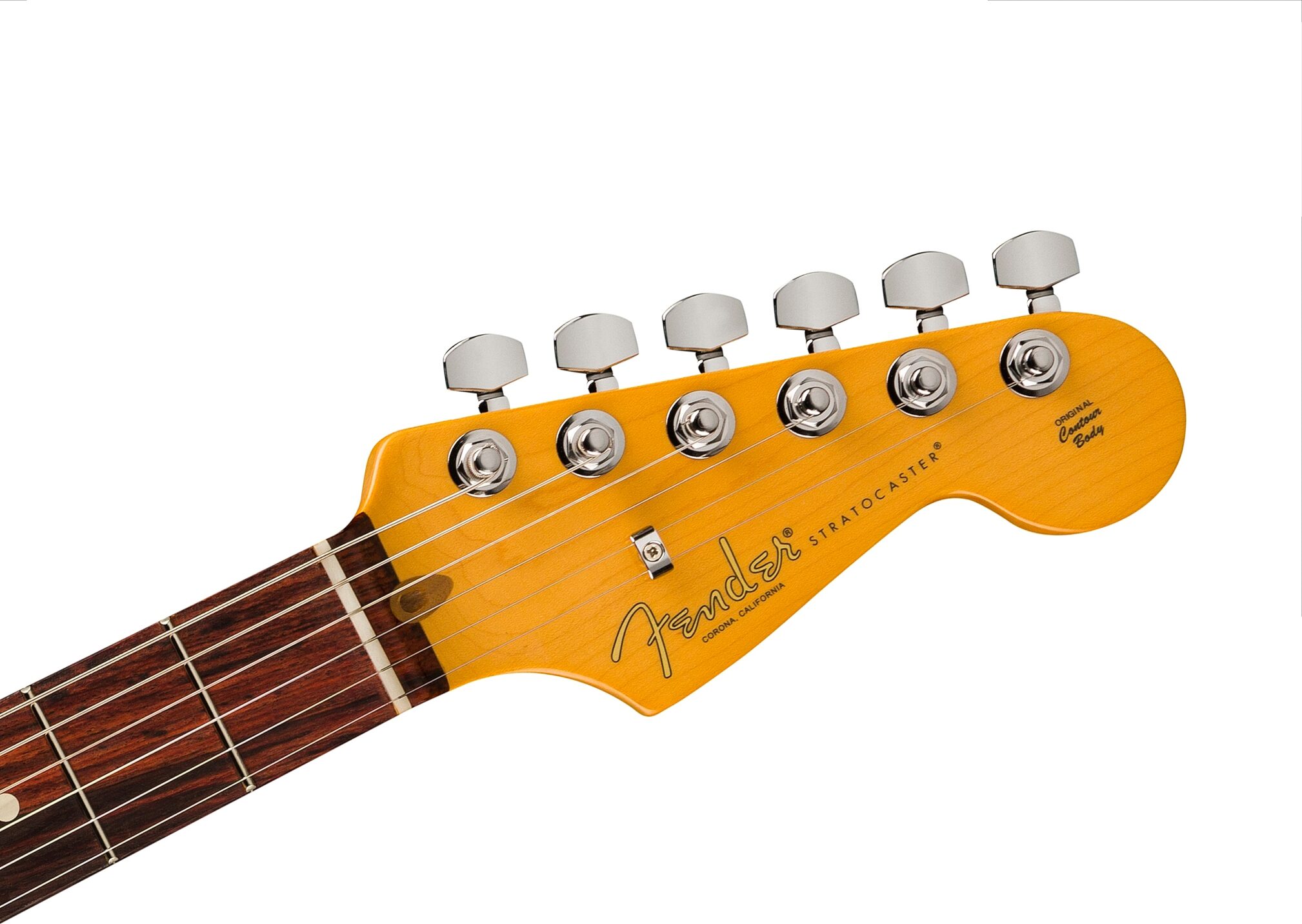 Fender Limited Edition American Professional II Stratocaster Thinline Electric Guitar (with Case), Transparent Surf, Action Position Back