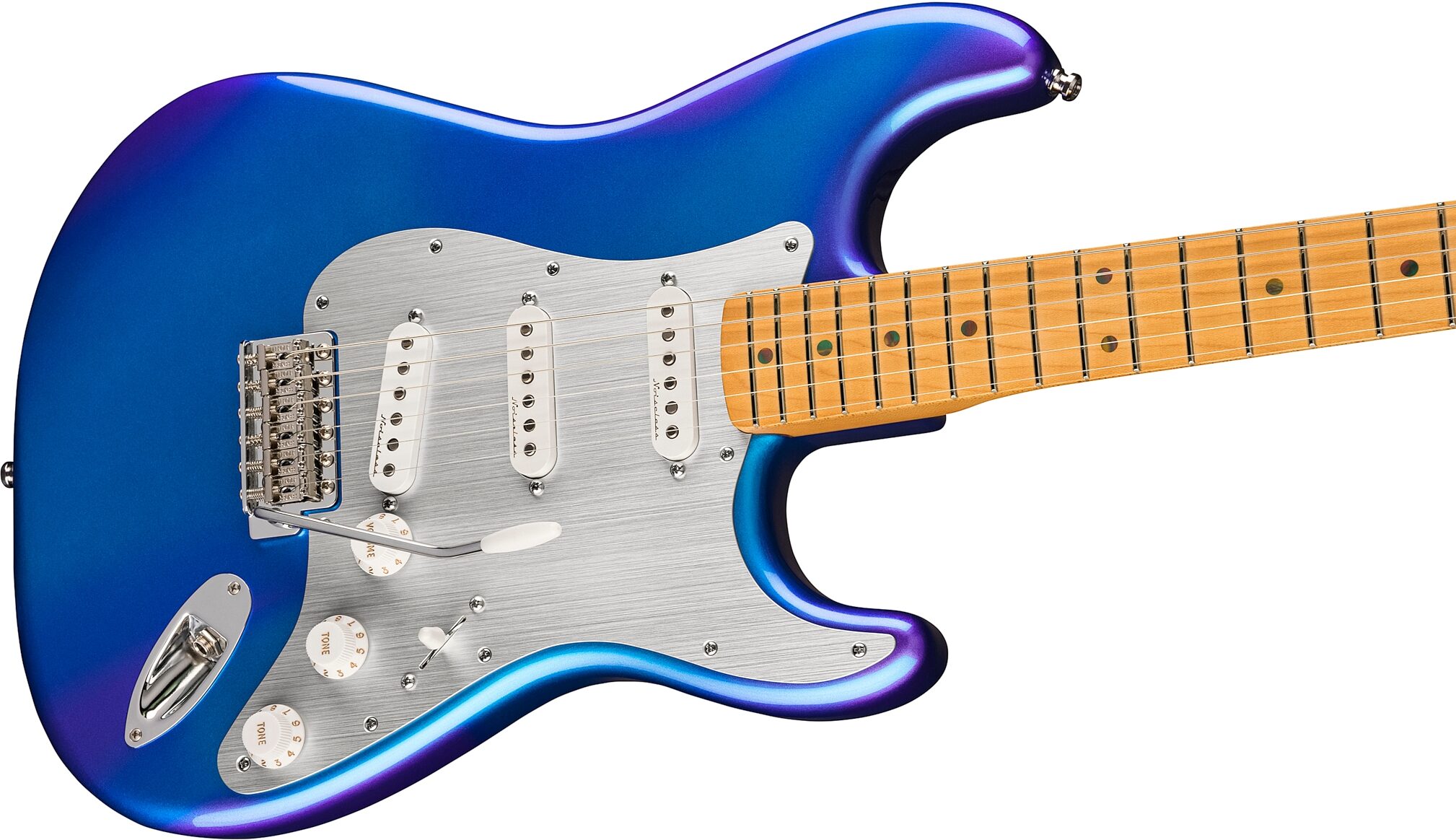 Fender H.E.R. Stratocaster Electric Guitar (with Gig Bag), Action Position Back