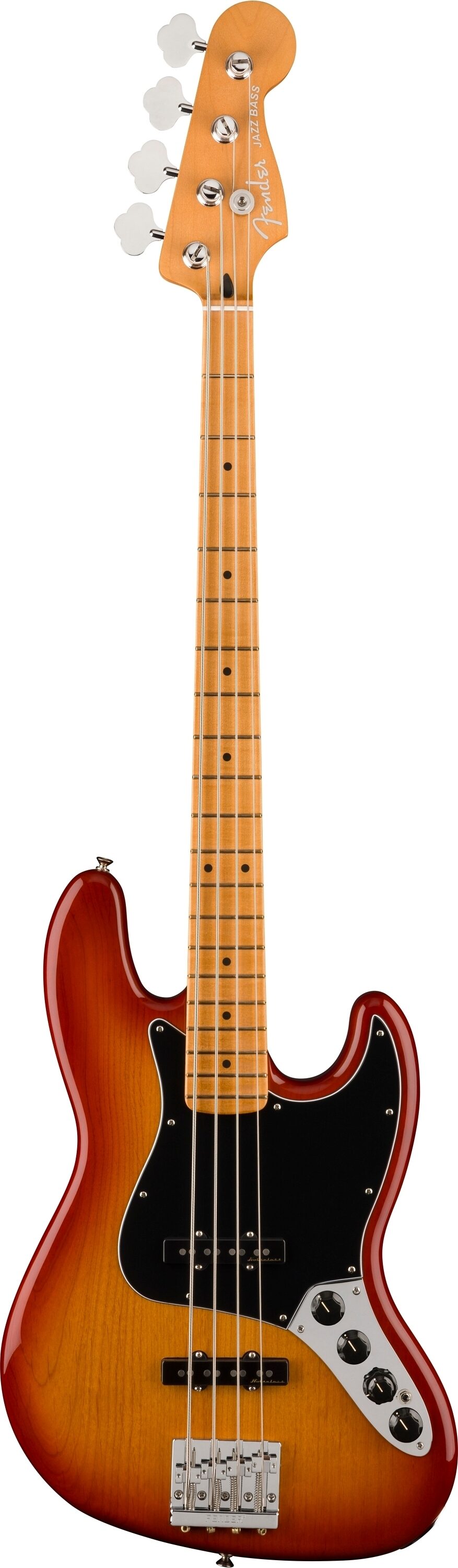 Fender Player Plus Jazz Electric Bass, Maple Fingerboard (with Gig Bag), Action Position Back