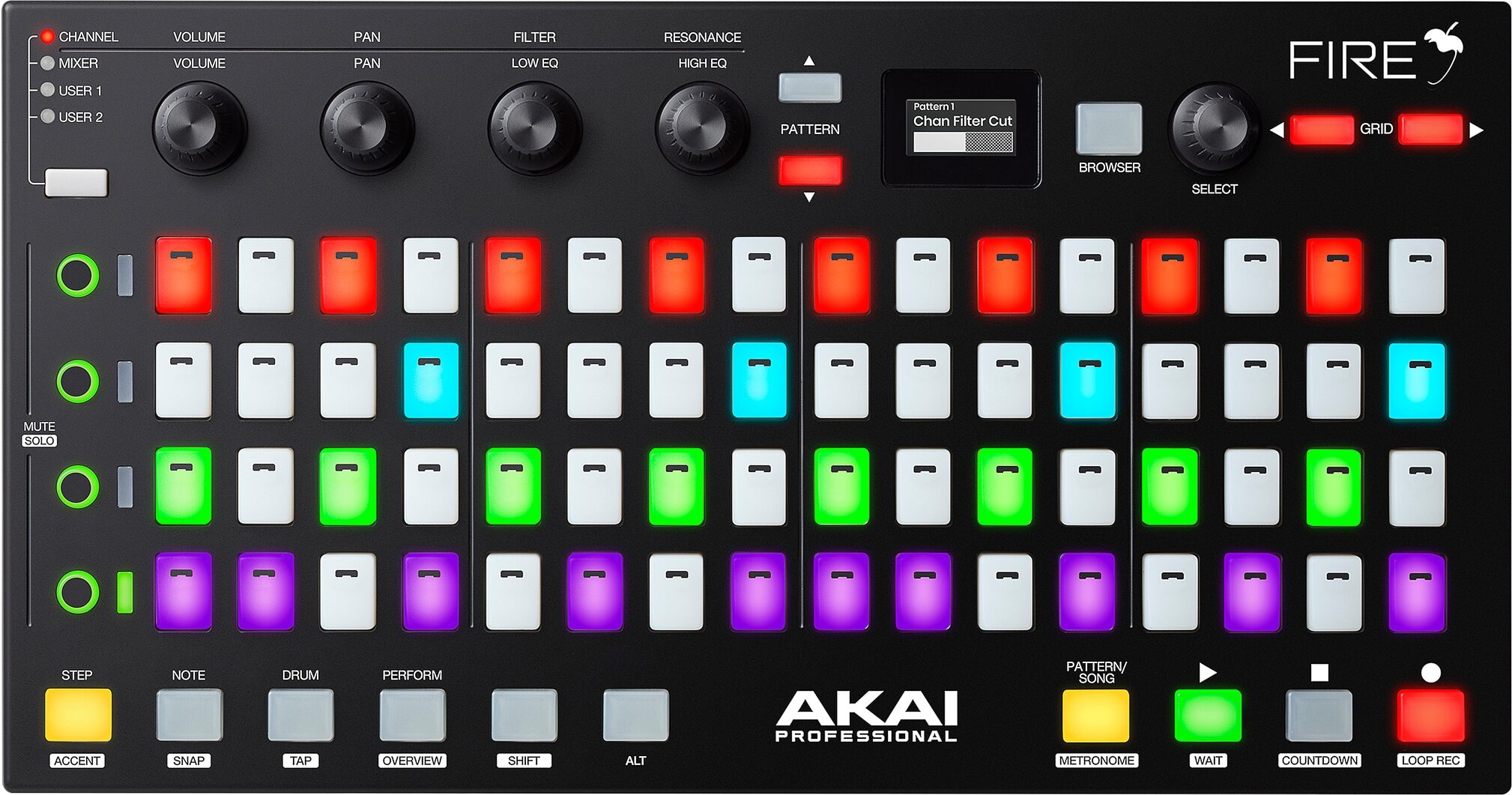 AKAI Fire - FL Studio専用パフォーマンス・コントローラー