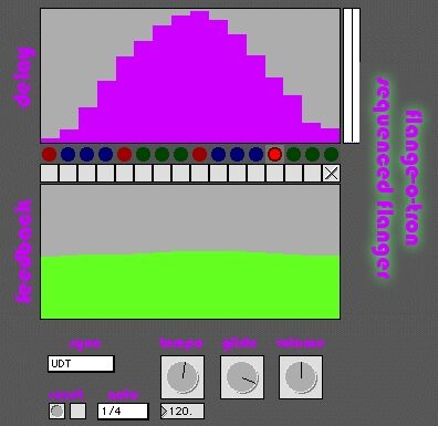 Cycling '74 Pluggo 3.1 VST MAS RTAS (Macintosh), Delay Effects - Flange-o-tron