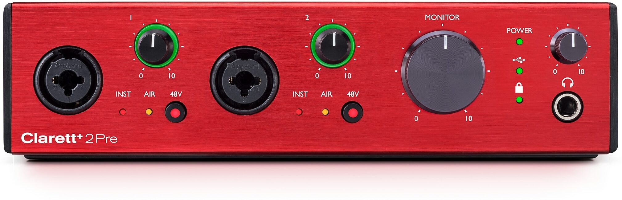 Focusrite Clarett Plus 2Pre USB Audio Interface | zZounds