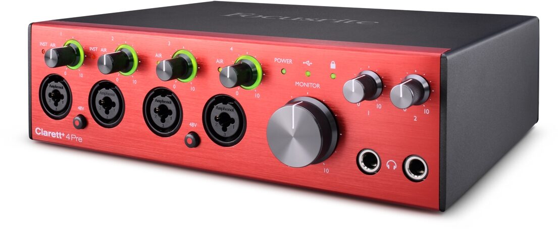 Focusrite Clarett Plus 4Pre USB Audio Interface