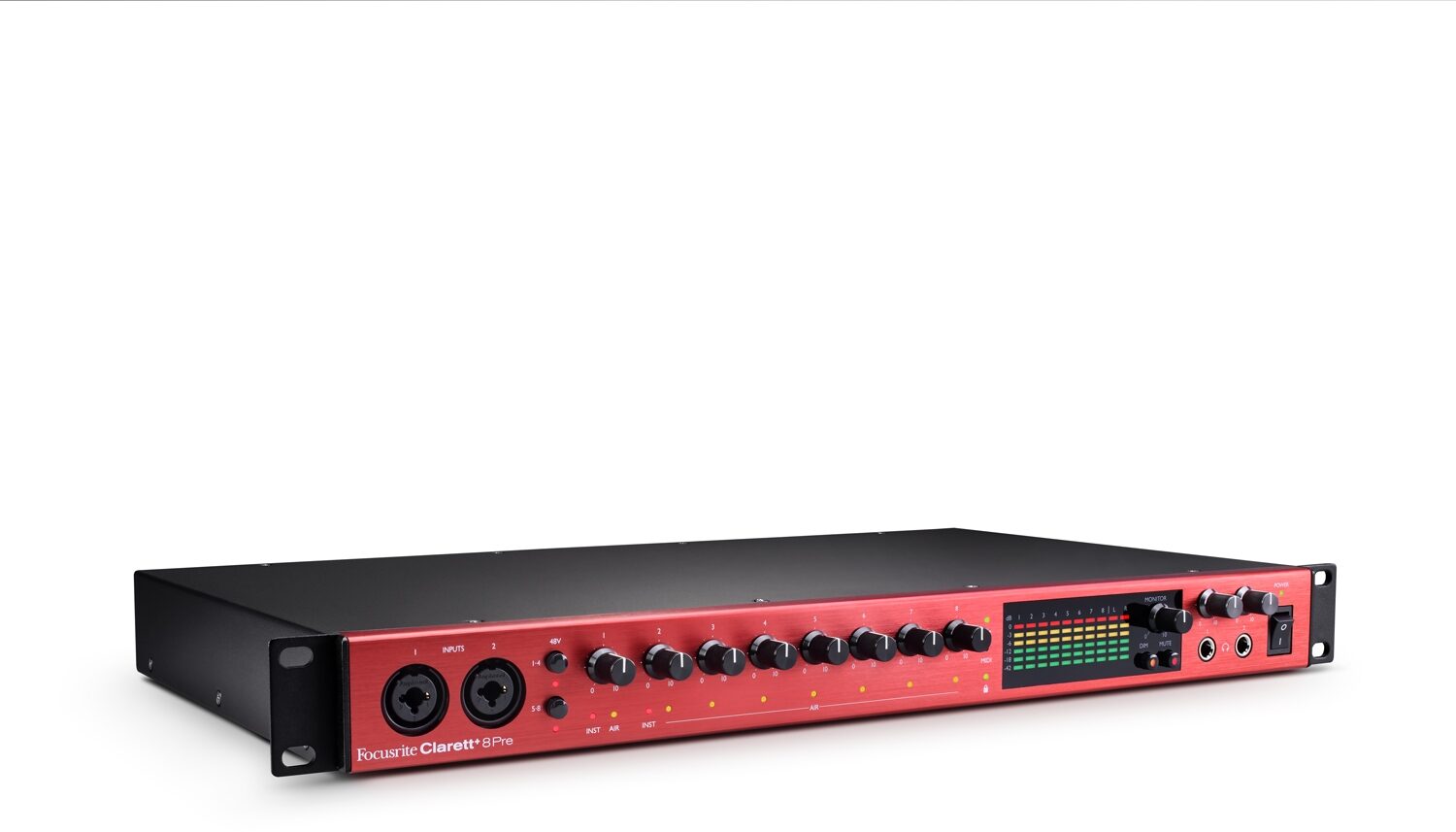 Focusrite Clarett Plus 8Pre USB Audio Interface | zZounds