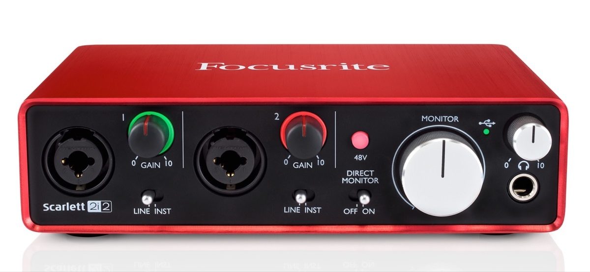 Focusrite Scarlett 2i2 2nd Gen USB Audio Interface | zZounds