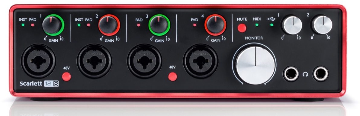 Focusrite Scarlett 18i8 2nd Gen USB Audio Interface | zZounds