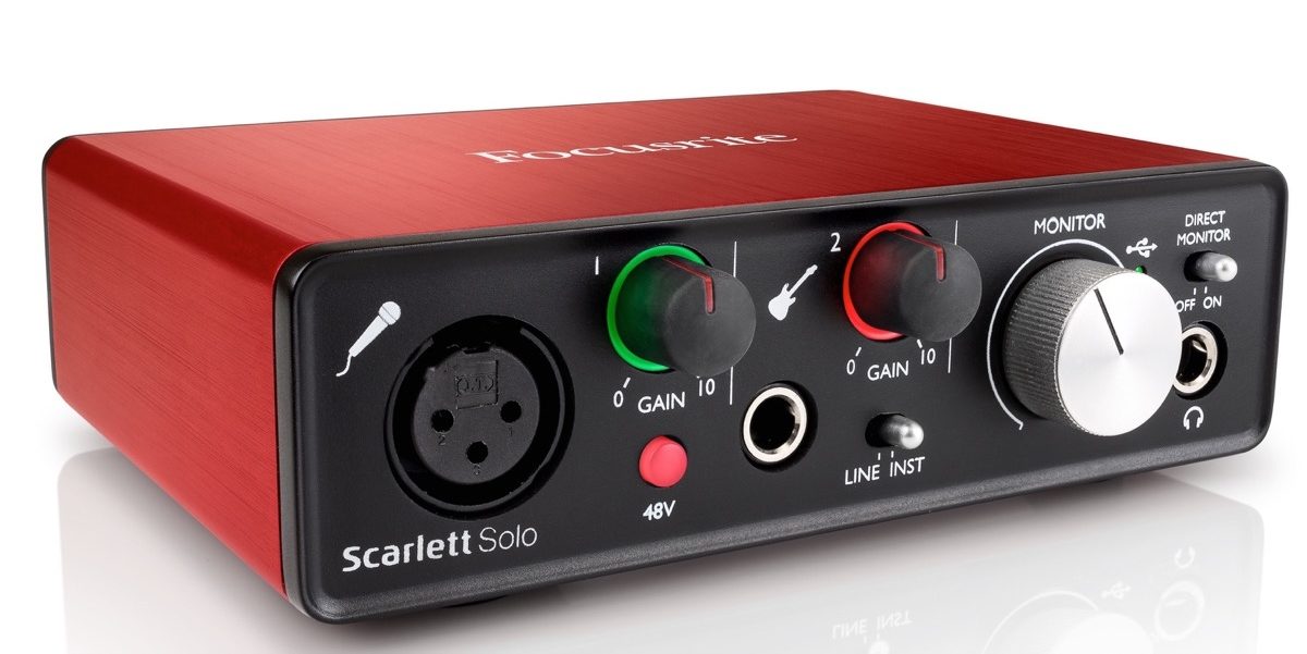 Focusrite Scarlett Solo Gen 2 USB Audio Interface | zZounds
