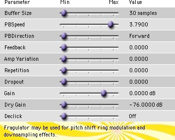 Cycling '74 Pluggo 3.1 VST MAS RTAS (Macintosh), Distortion - Fragulator