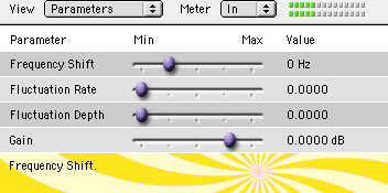 Cycling '74 Pluggo 3.1 VST MAS RTAS (Macintosh), Pitch Effects - Frequency Shift