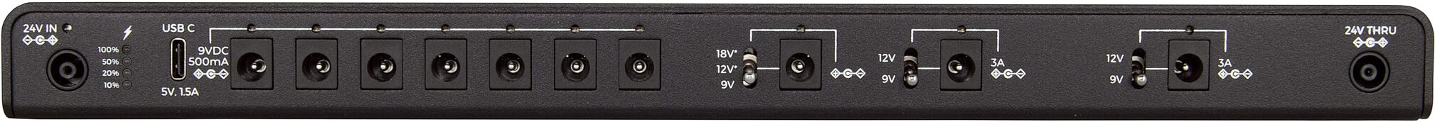 Walrus Audio Canvas Power HP Plus Link, New, Action Position Back