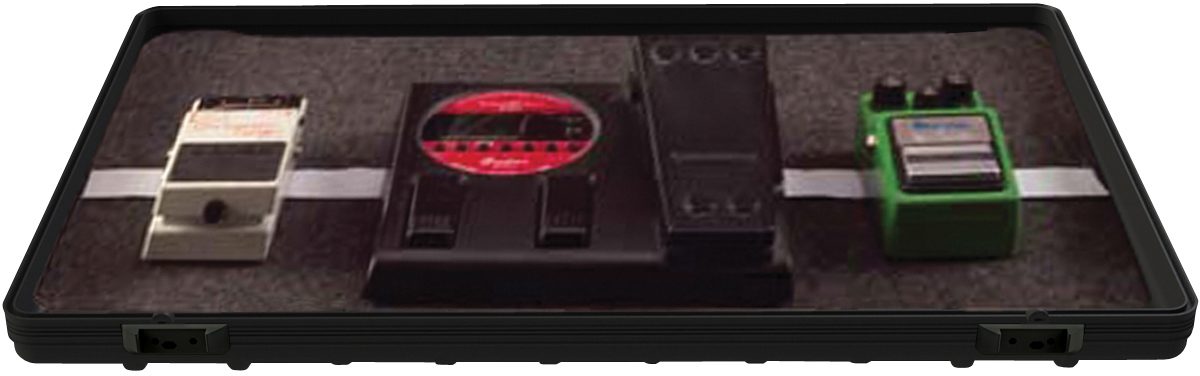 Gator G-GIG-BOX JR-TSA Pedalboard and 3-Guitar Stand Case, In Use as Pedalboard
