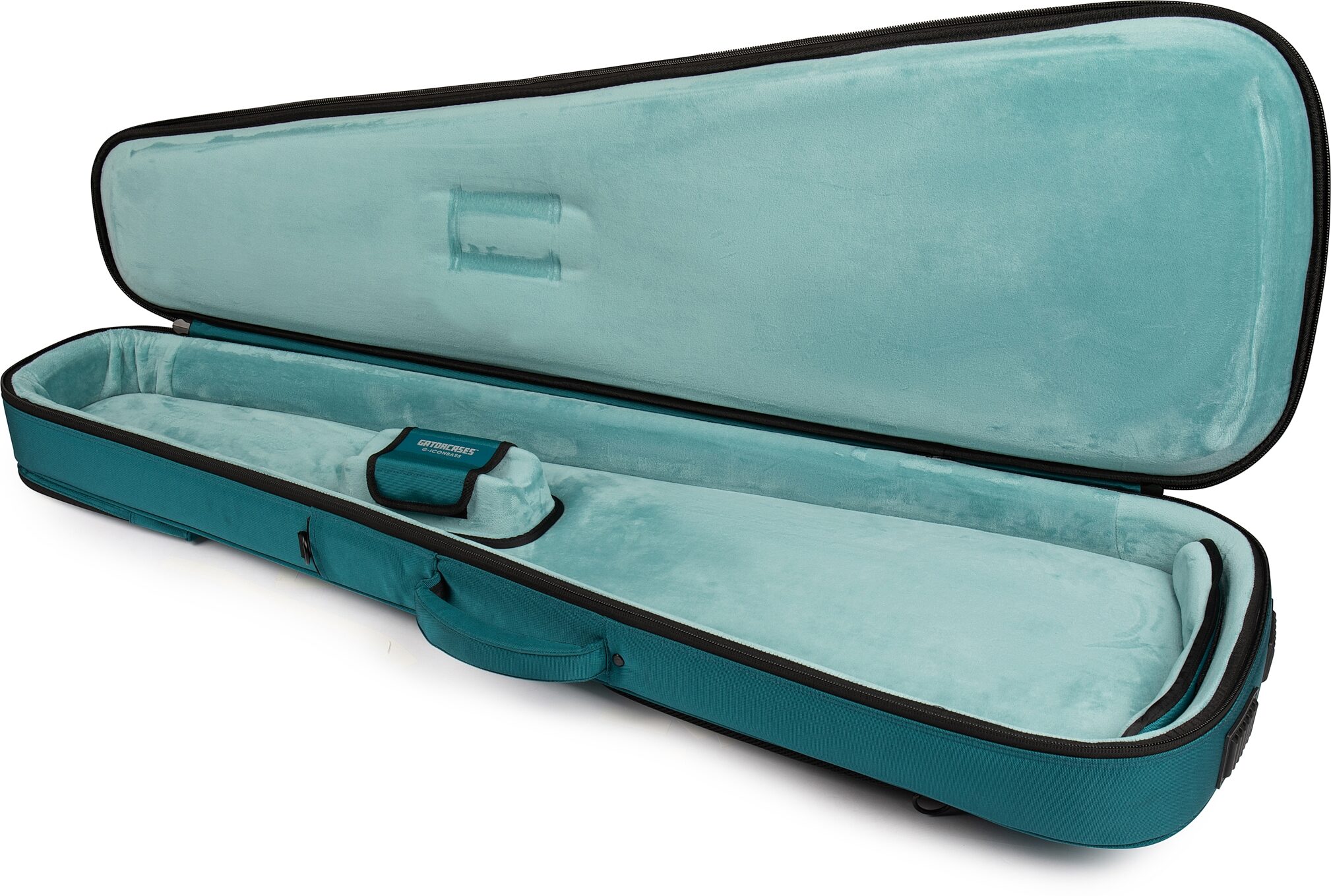 Gator G-ICONBASS Icon Series Bag for Bass Guitars, Blue, Open Box (Very Good), Action Position Back