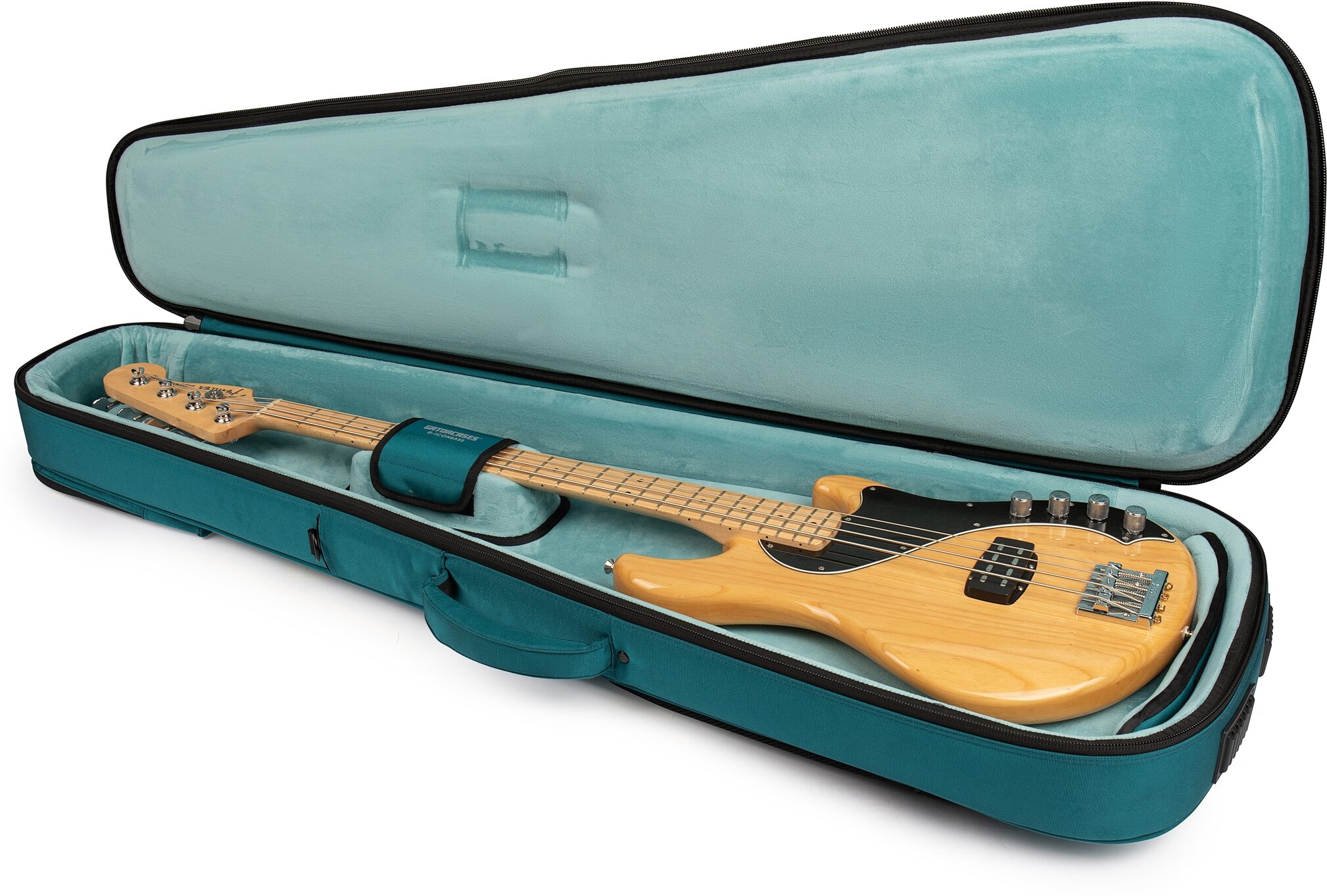Gator G-ICONBASS Icon Series Bag for Bass Guitars, Blue, Open Box (Very Good), Action Position Back