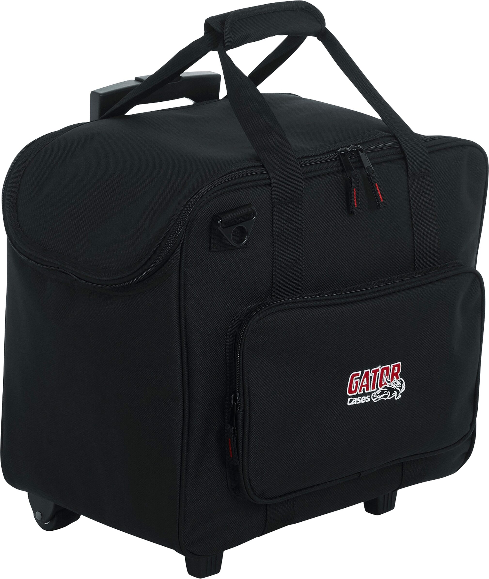 Gator G-LIGHTBAG-1610W LED PAR Lighting Tote Bag with Wheels, Action Position Back