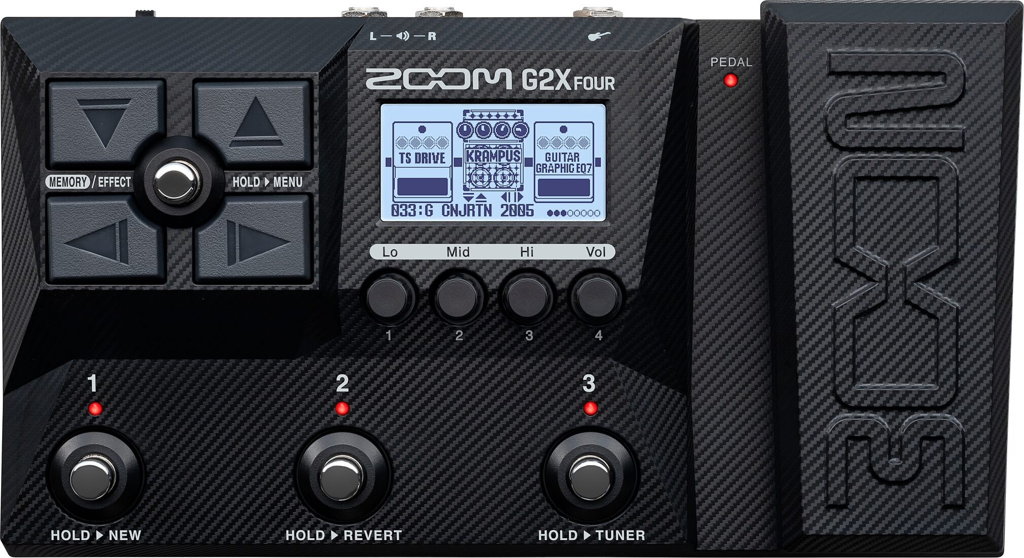 Zoom G2X FOUR Guitar Multi-Effects Processor Pedal | zZounds