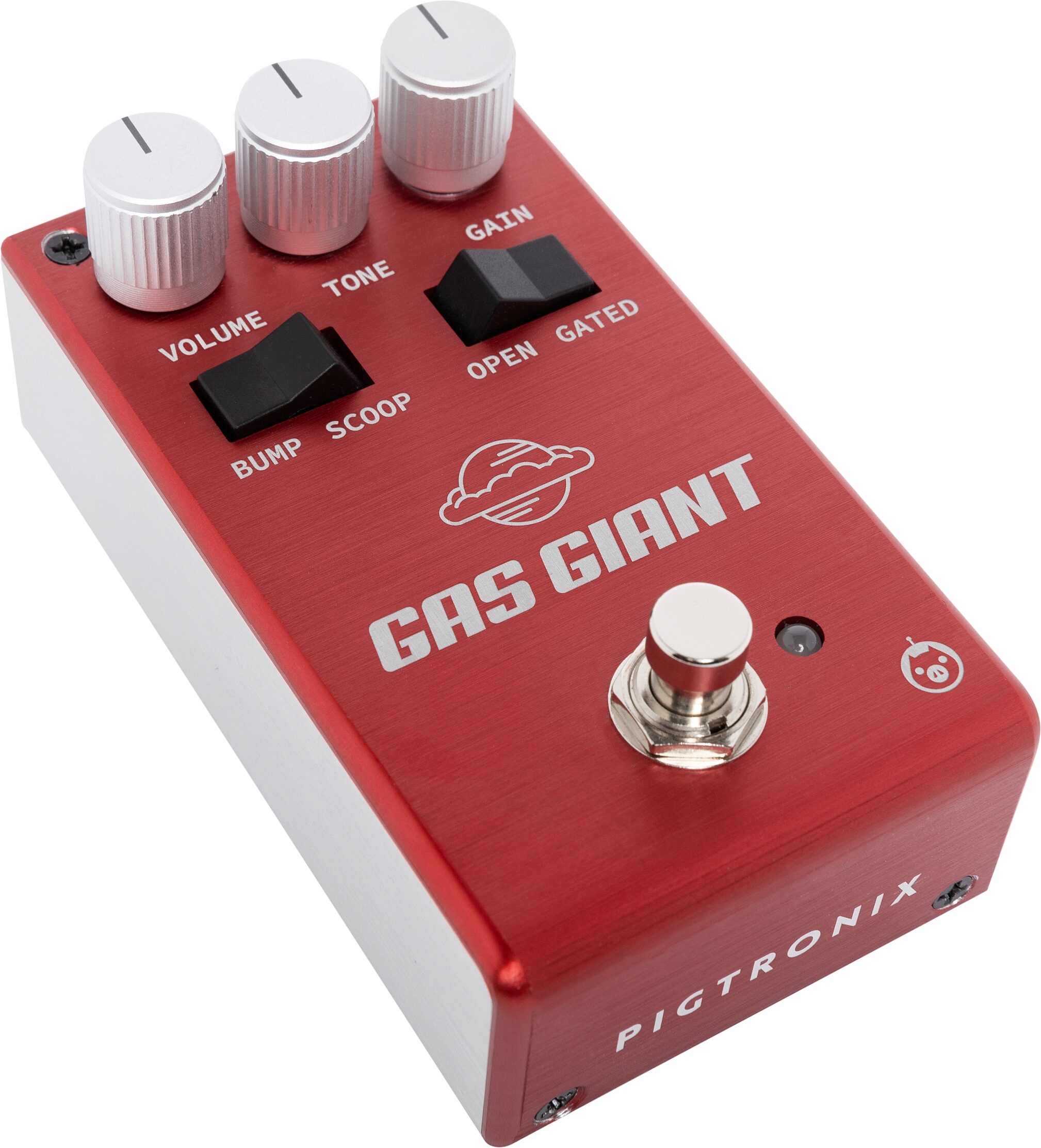 Pigtronix Gas Giant Fuzz Pedal, New, Action Position Back