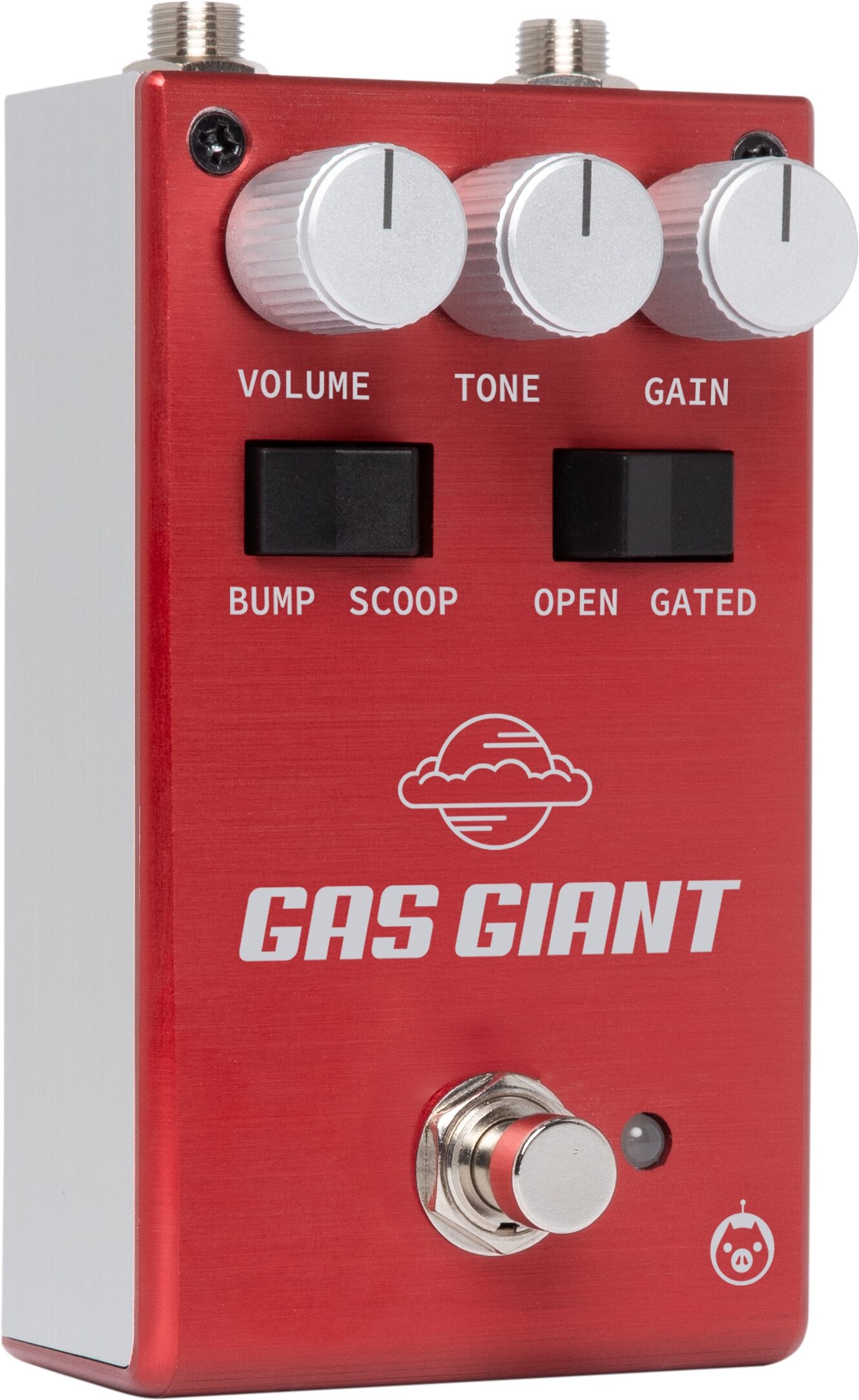 Pigtronix Gas Giant Fuzz Pedal, New, Action Position Back