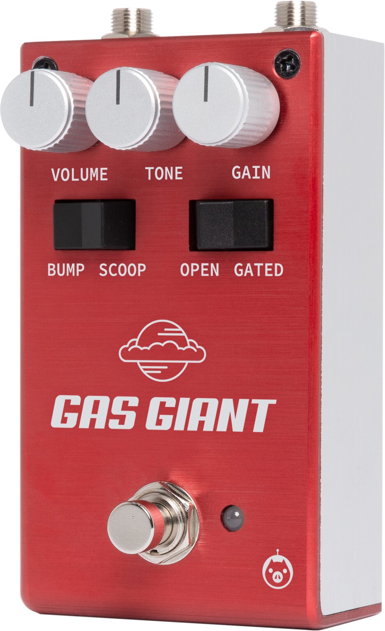 Pigtronix Gas Giant Fuzz Pedal, New, Action Position Back