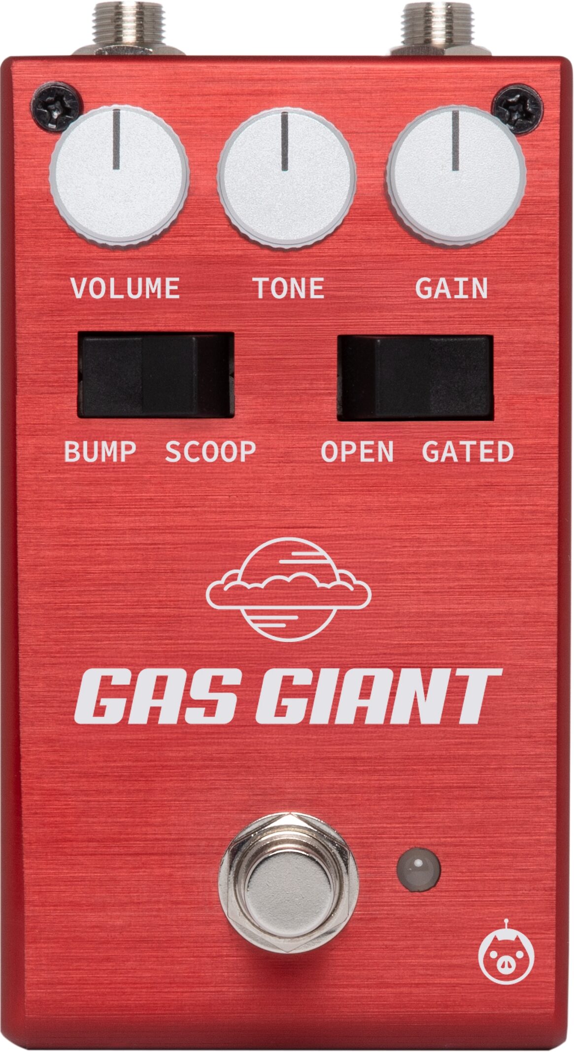 Pigtronix Gas Giant Fuzz Pedal, New, Action Position Back