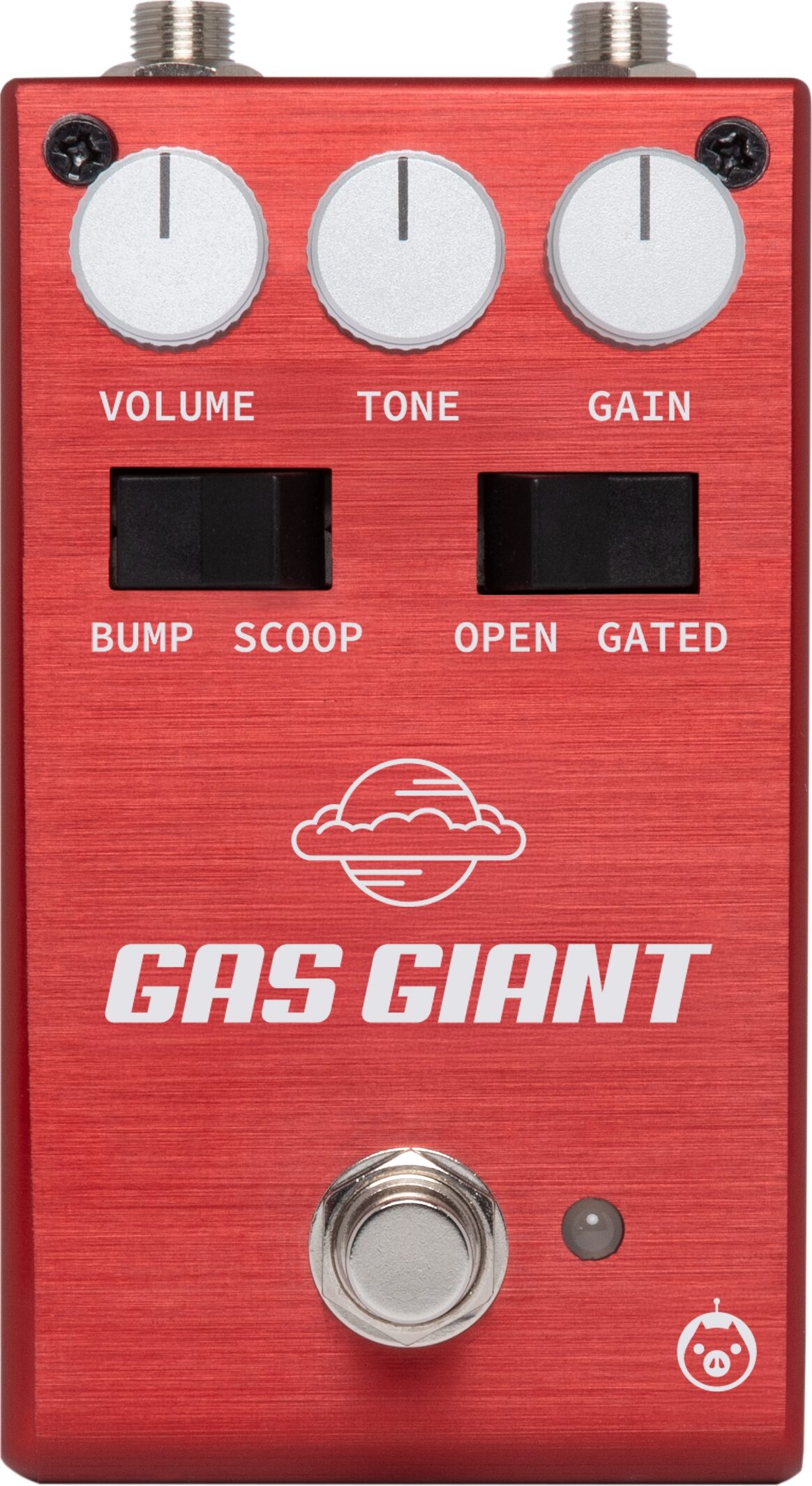 Pigtronix Gas Giant Fuzz Pedal, New, Action Position Back