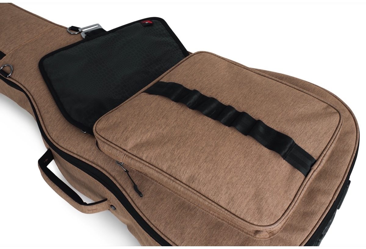 Gator Transit Series Acoustic Guitar Gig Bag, Tan, Alt7