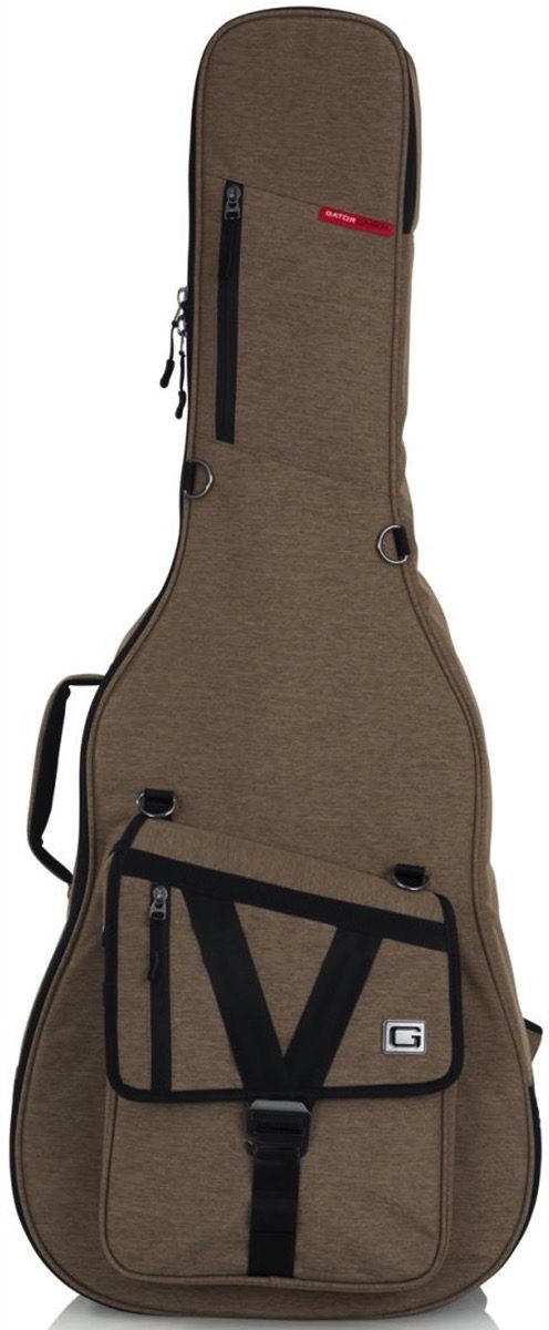 Gator Transit Series Acoustic Guitar Gig Bag, Tan, Main