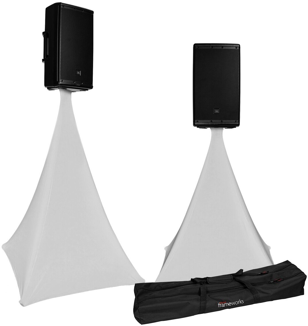 Gator GFW-SPK-4000SET Speaker Stands with Bag, pack