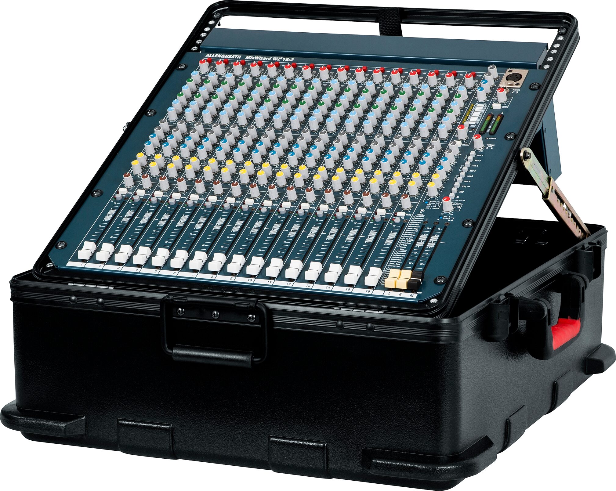 Gator GTSA-MIX12PU TSA Molded Pop-Up Mixer Case, New, Action Position Back