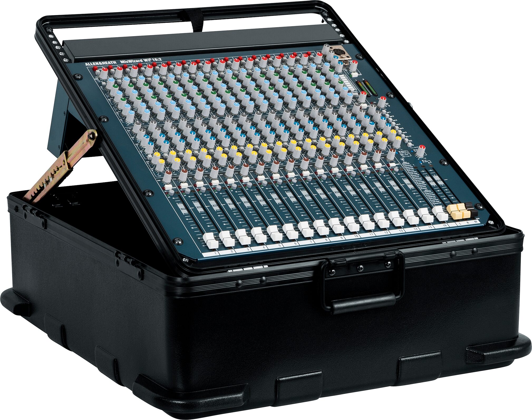 Gator GTSA-MIX12PU TSA Molded Pop-Up Mixer Case, New, Action Position Back