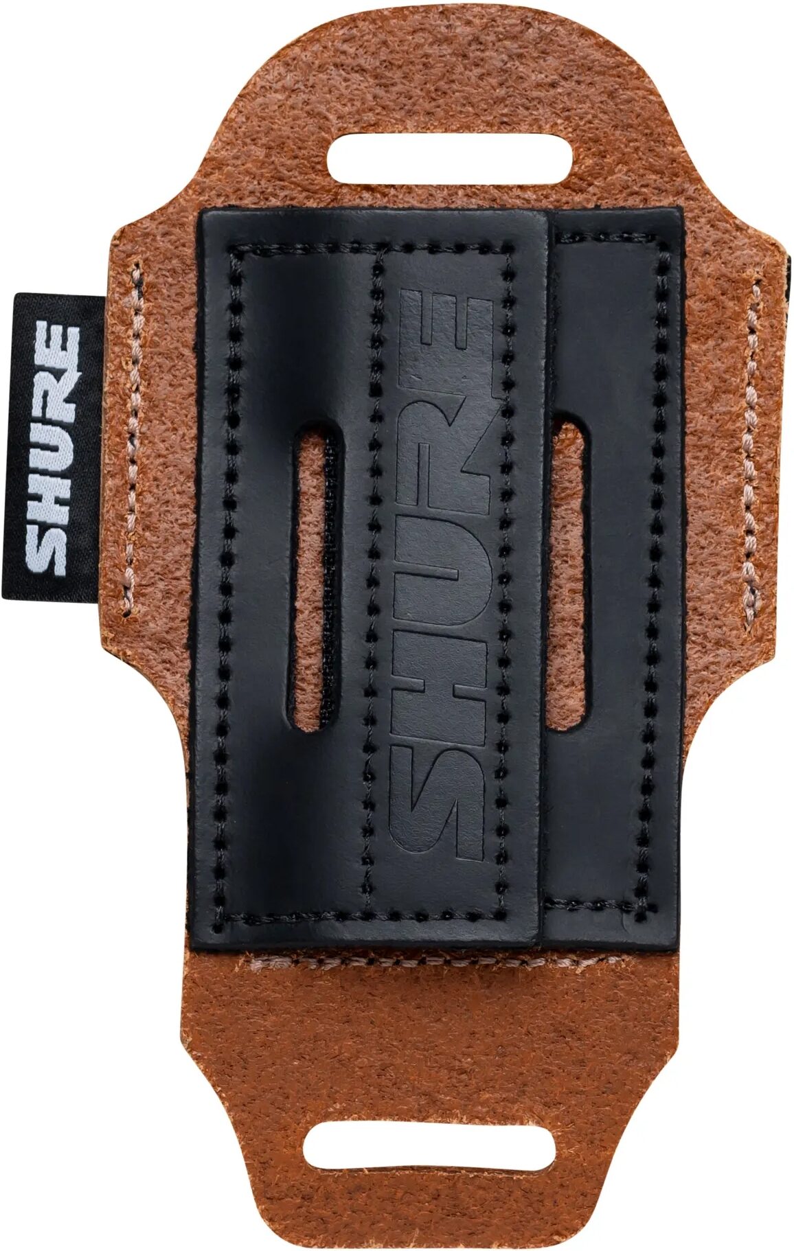 Shure by Gator Wireless Bodypack Transmitter Pouch, Tan, Action Position Back