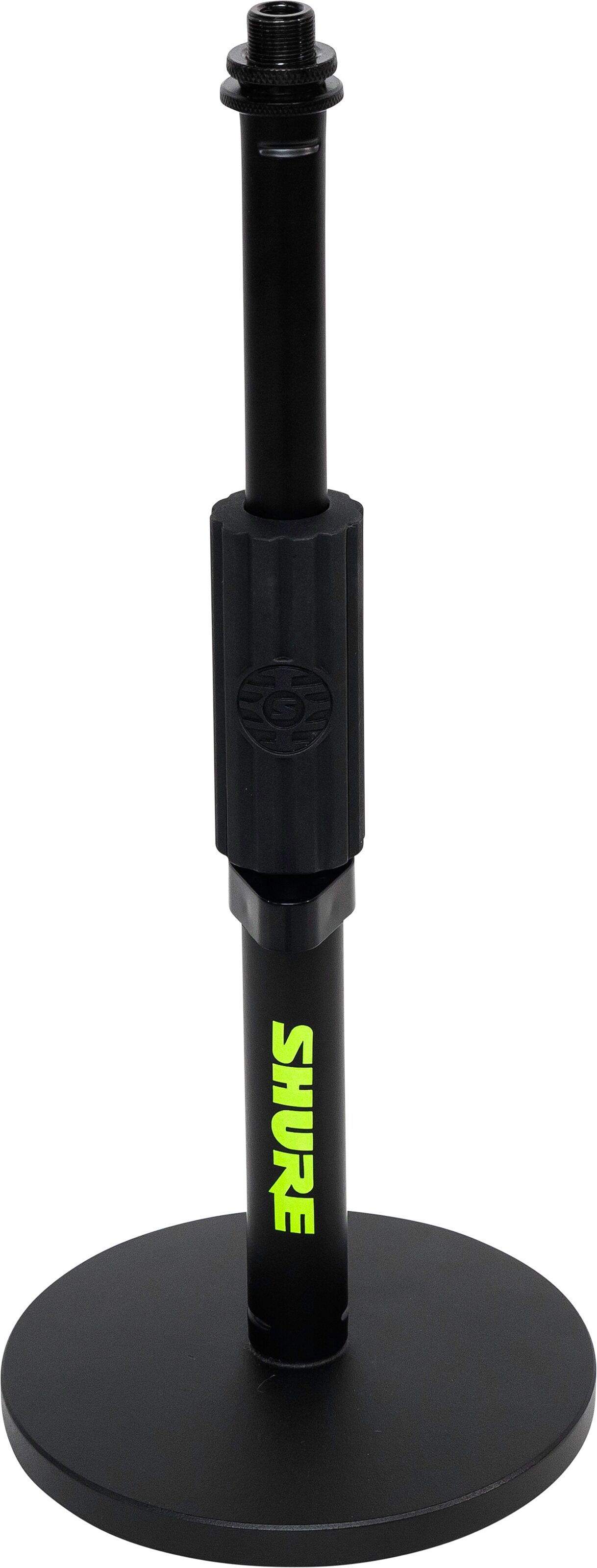 Shure MV7X Cardioid Dynamic Podcast Microphone with XLR Output, Bundle with Desktop Stand, Action Position Back
