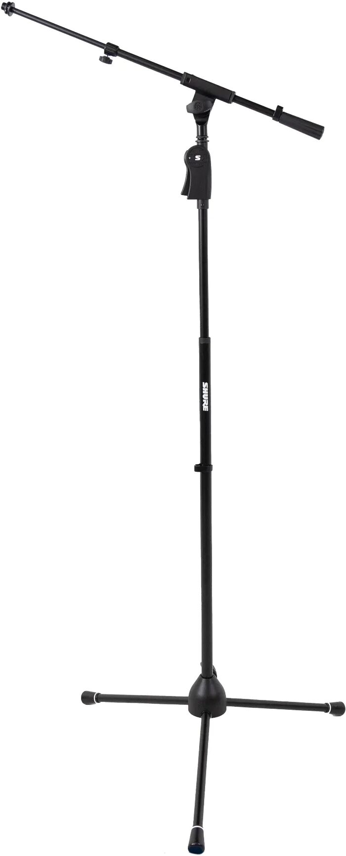 Shure SM58 Dynamic Handheld Microphone, Standard, with Tripod Boom Stand, Action Position Back