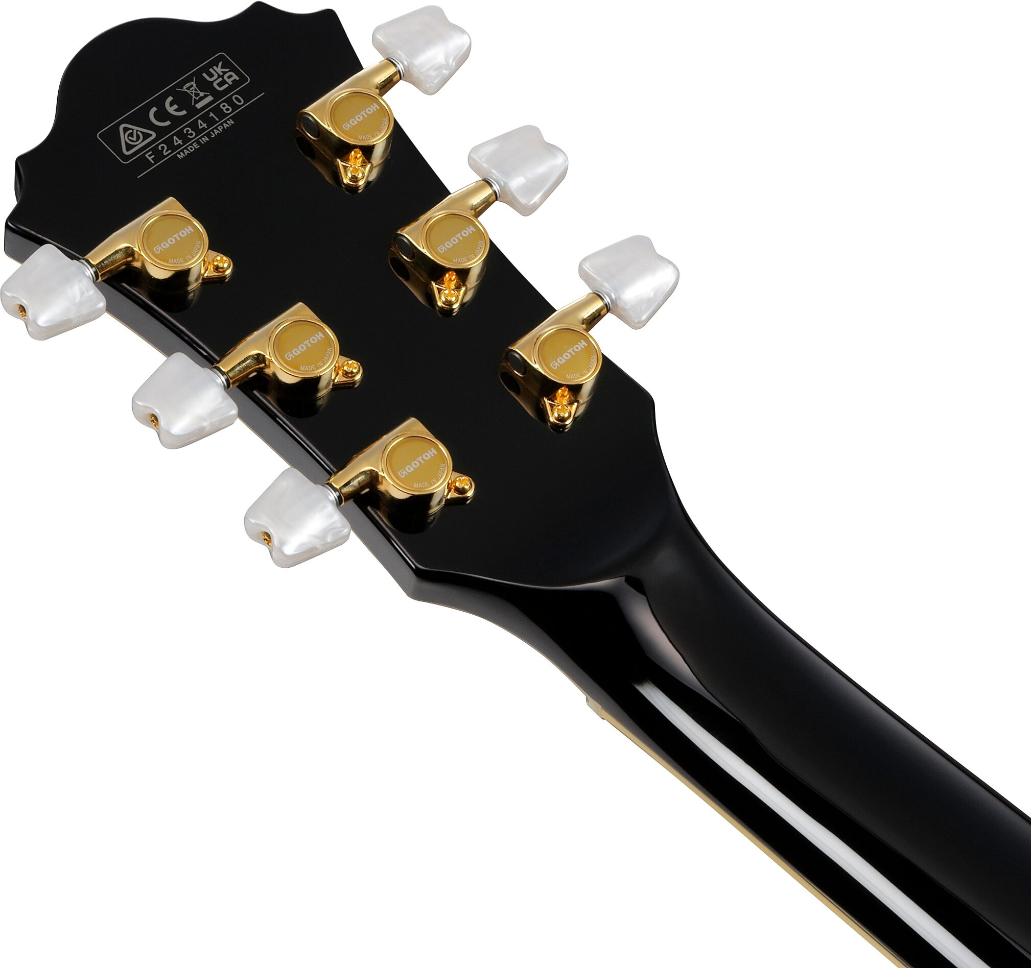Ibanez GB10 George Bensen Electric Guitar, Black, Open Box (Good), Action Position Back