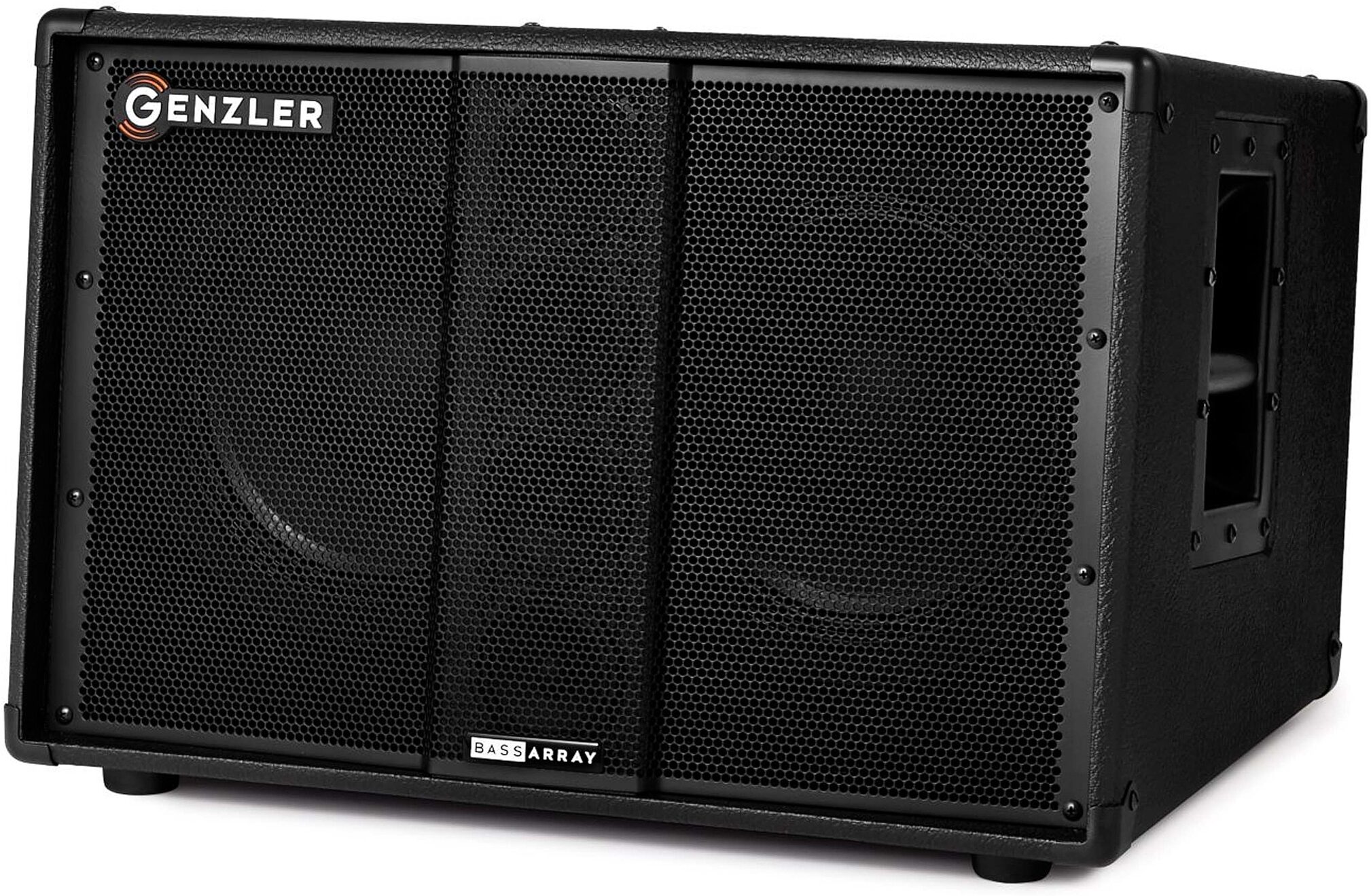 Genzler Bass Array 210-3 Slant Bass Speaker Cabinet (500 Watts, 2x10"), Action Position Back