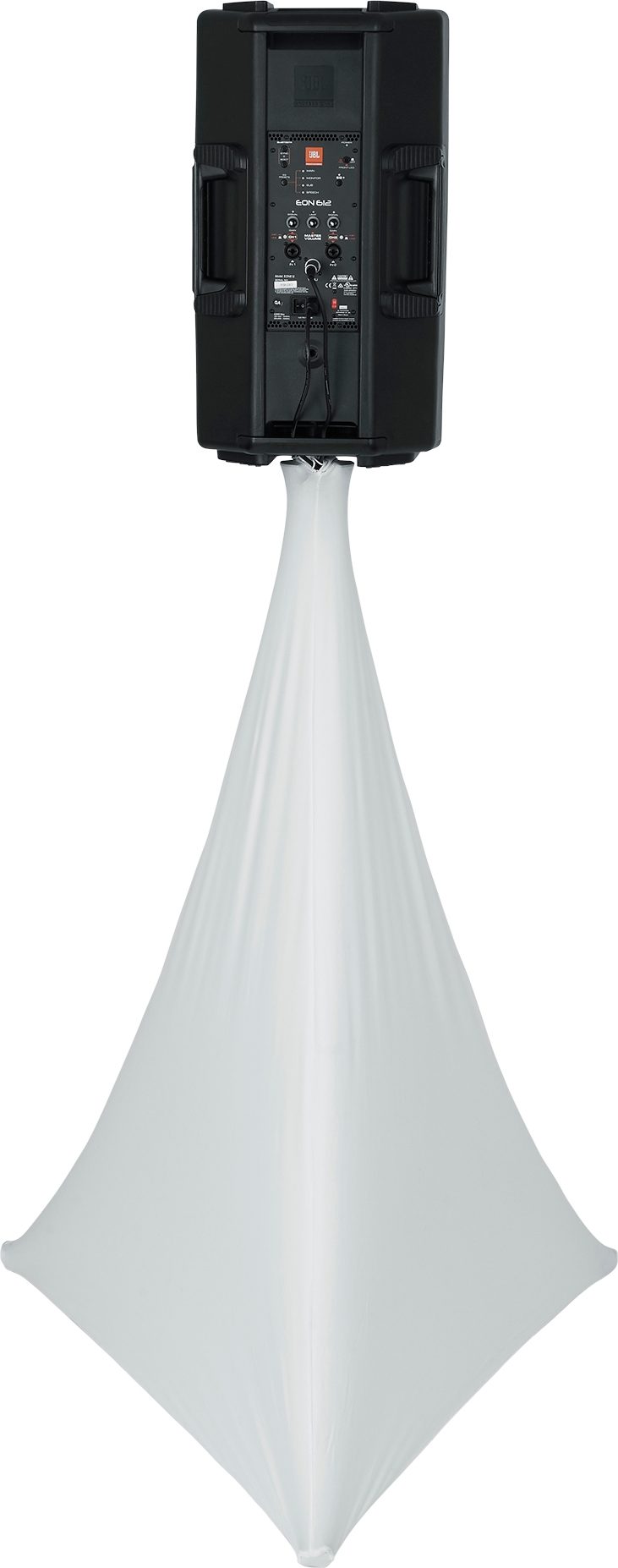 Gator GFW-TRIPODSCRIM Tripod 360 Stand Scrim, White, Action Position Side