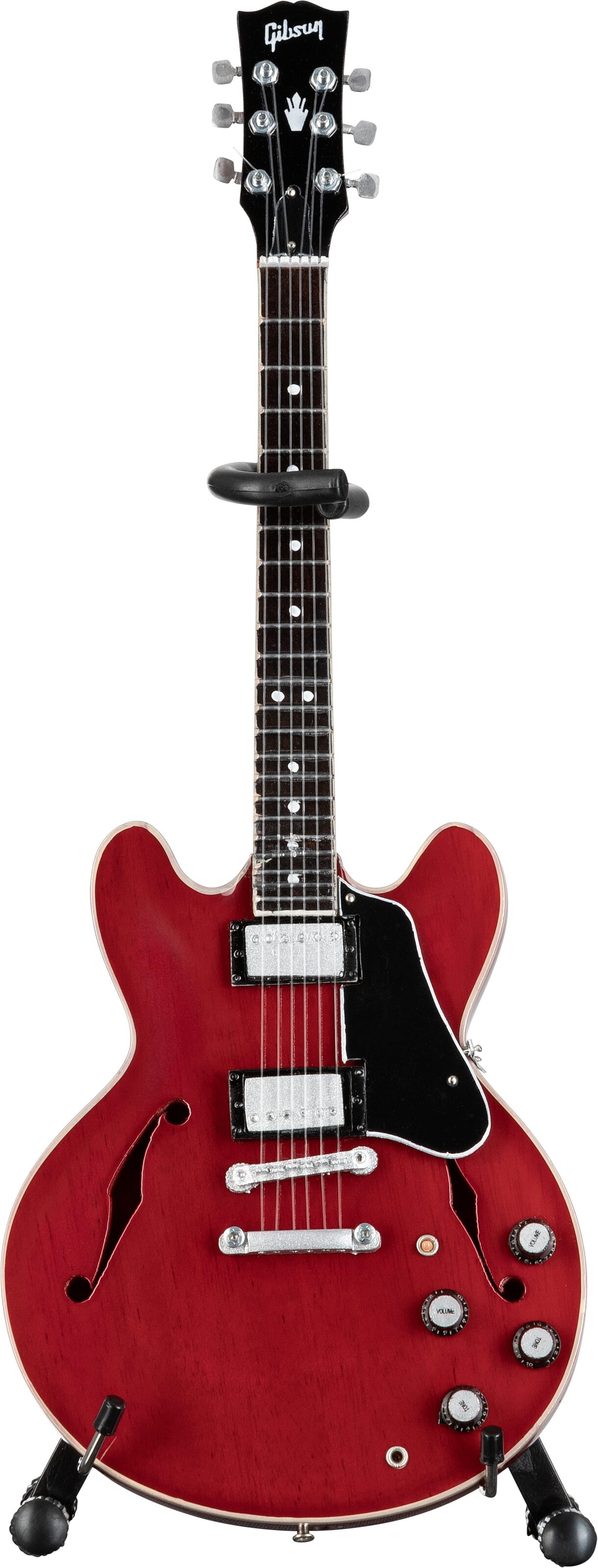 Gibson Axe Heaven Mini Replica Guitars, ES-335 Faded Cherry, Action Position Front