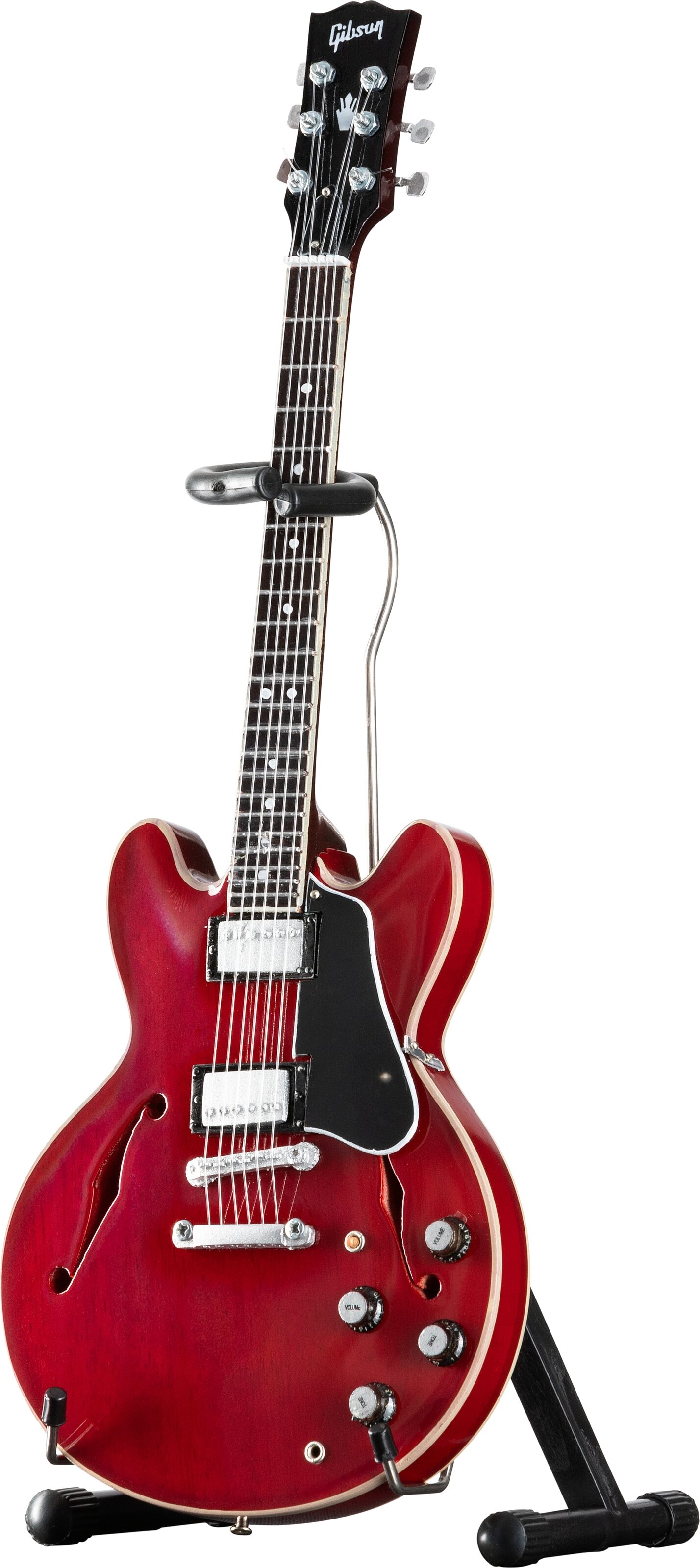 Gibson Axe Heaven Mini Replica Guitars, ES-335 Faded Cherry, Action Position Side